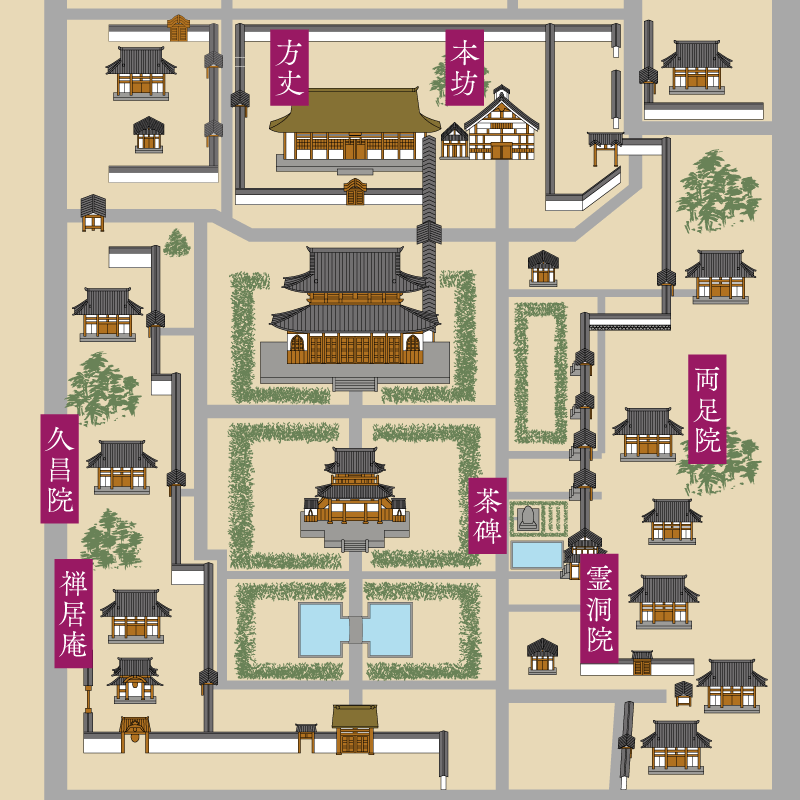 境内茶席見取図